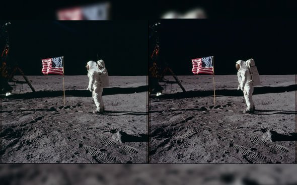 Alunissage de la NASA : le drapeau d'Apollo 11 sur la Lune 