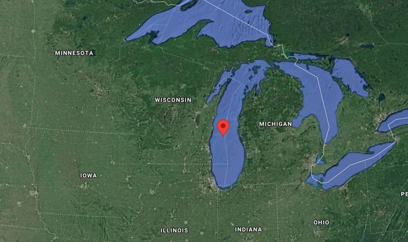 Lac Michigan: Le plan d'eau est l'un des Grands Lacs des États-Unis