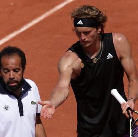 Alexander Zverev fulmine contre l'arbitre pour violation avant le match de Roland-Garros