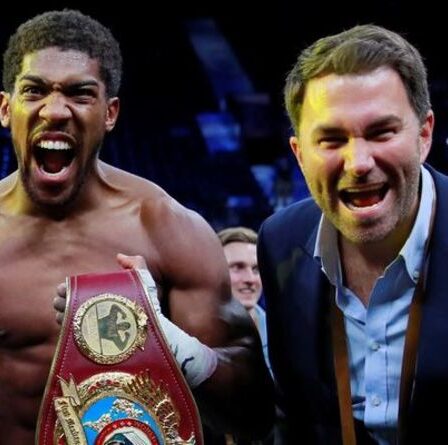 Anthony Joshua pense « probablement » que le combat de Tyson Fury « n’aura jamais lieu » – Eddie Hearn