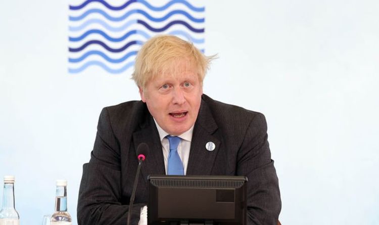 Boris se présente à l'UE: le PM attaque le "protectionnisme" de Covid au G7 après les menaces de guerre de Bruxelles