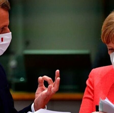 Des étincelles à voler !  Macron sur une trajectoire de collision avec Boris & Merkel – aux côtés de Biden dans la rangée du G7