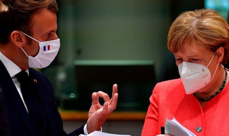 Des étincelles à voler !  Macron sur une trajectoire de collision avec Boris & Merkel – aux côtés de Biden dans la rangée du G7