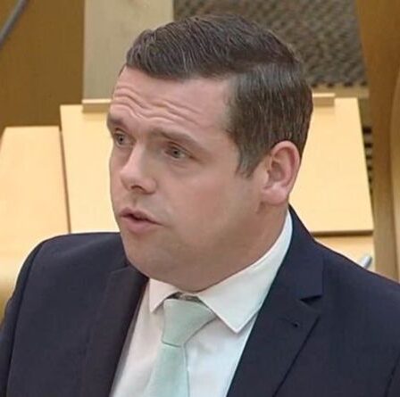 `` Désolé si le SNP ressent le besoin de chahuter '' Douglas Ross frappe les soutiens de Sturgeon