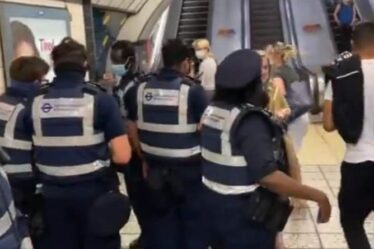 « Dix cuivres pour un homme ? »  Un ancien eurodéputé dénonce la "répression des masques" dans le métro de Londres