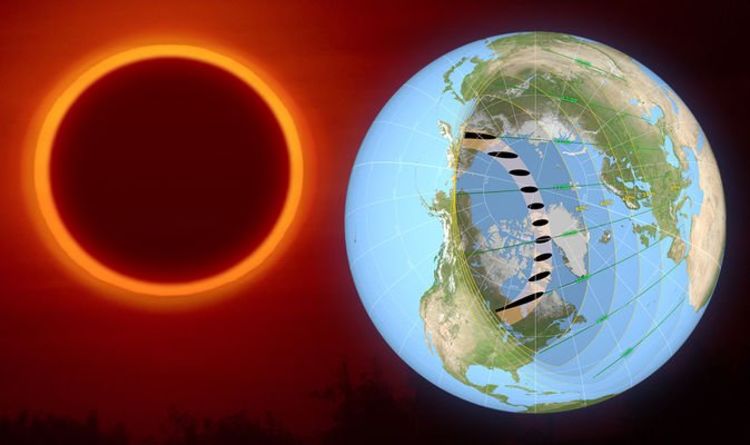 Eclipse 2021 MAPPED : Quel est le meilleur endroit pour voir l'éclipse du Ring of Fire ?