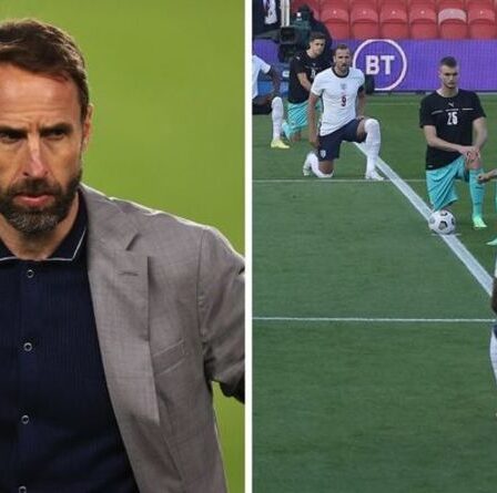 Gareth Southgate appelle les fans qui ont hué les joueurs anglais en se mettant à genoux