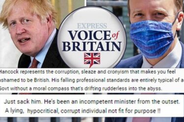 « Il suffit de le virer ! »  Les Britanniques appellent Boris Johnson à hacher Matt Hancock après un scandale de fraude