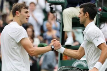 Jack Draper est d'accord avec les critiques de Novak Djokovic après la défaite de la star britannique à Wimbledon