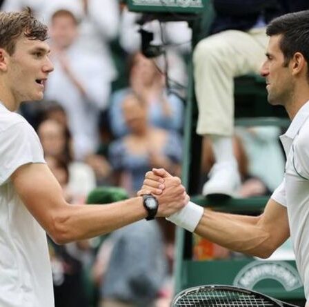 Jack Draper est d'accord avec les critiques de Novak Djokovic après la défaite de la star britannique à Wimbledon