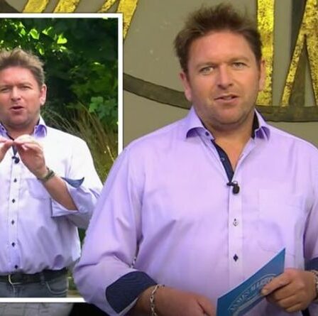 James Martin s'en va après la demande en mariage en direct à l'antenne "épouse-moi tout de suite!"