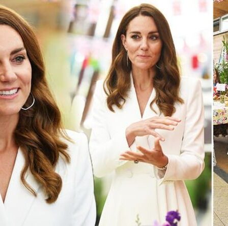 Kate Middleton 'si élégante' en robe blanche de 3 000 £ à la réception avec le prince William