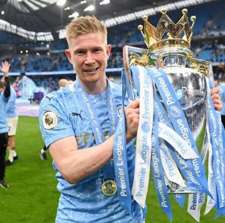 Kevin De Bruyne copie Cristiano Ronaldo pour terminer le balayage complet des prix PFA de Man City