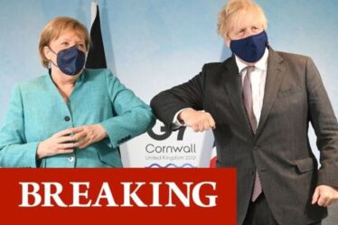 La confrontation finale !  Boris affronte Merkel lors de son dernier G7 - réunion cruciale