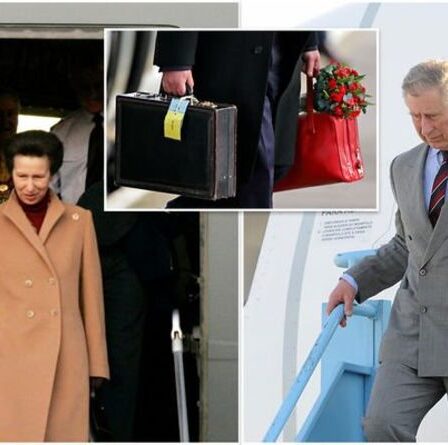 Le protocole royal voit la princesse Anne et le prince Charles voyager avec des étiquettes de bagages «secrètes»