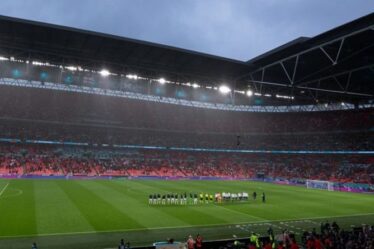 Le stade de Wembley accueillera plus de 60 000 fans pour les demi-finales et finales de l'Euro 2020