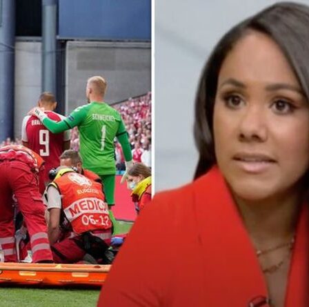 L'émotionnel Alex Scott envoie un SMS à maman "Je t'aime" après l'effondrement d'Eriksen alors que la co-star s'excuse