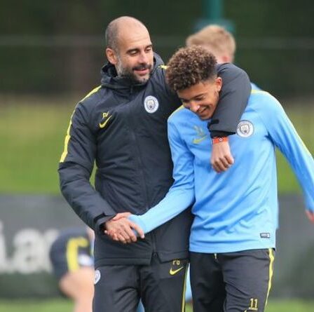 Les réflexions de Pep Guardiola sur Jadon Sancho alors que Man Utd cherche à signer l'ancien prodige de Man City