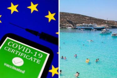 Malte refuse l'application NHS comme preuve de vaccination mais accepte le certificat de l'UE - "décevant"