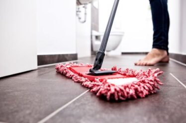 Nettoyage: les fans de Mme Hinch prétendent que la «manière à l'ancienne» est la meilleure pour les sols de la salle de bain