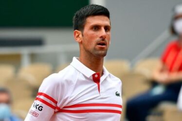 Novak Djokovic explique le secret des sous-vêtements qui a contribué à inspirer la riposte de Roland-Garros