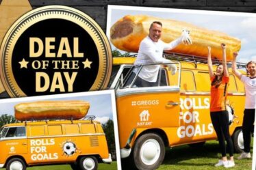 OFFRE DU JOUR : Just Eat offre des rouleaux de saucisses Greggs gratuits pour célébrer les Euros 2020