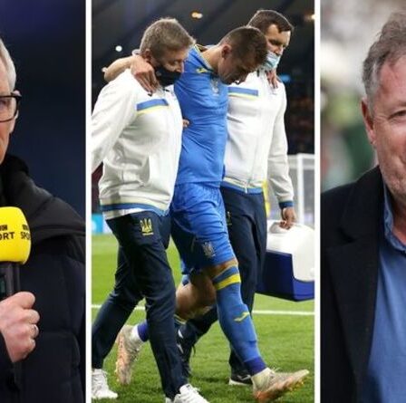 Piers Morgan et Gary Lineker s'affrontent sur le carton rouge de la Suède après un tacle d'horreur à l'Euro 2020