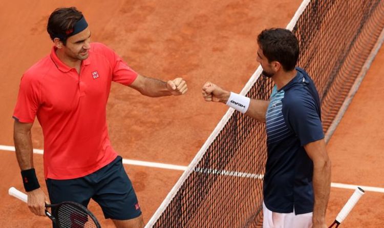 Roger Federer "choqué" par une dispute lors de la victoire en quatre sets de Roland-Garros contre Marin Cilic