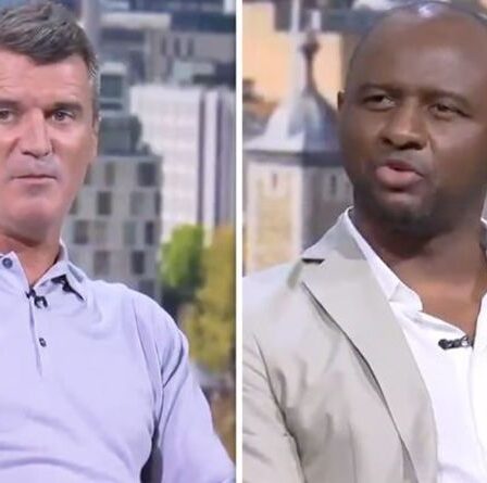 Roy Keane qualifie Patrick Vieira de "intimidateur typique d'Arsenal" alors que la paire revit un affrontement fougueux dans le tunnel