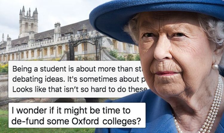 "Tout simplement absurde" Des étudiants de Woke Oxford condamnés pour le retrait de la photo de la reine "coloniale"