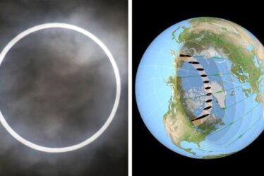 Tracé de l'éclipse solaire CARTOGRAPHIÉ : Où pouvez-vous voir l'éclipse du « Anneau de feu » demain ?