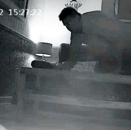 Un harceleur effrayant filmé en train de planter des appareils d'écoute dans la maison d'une femme