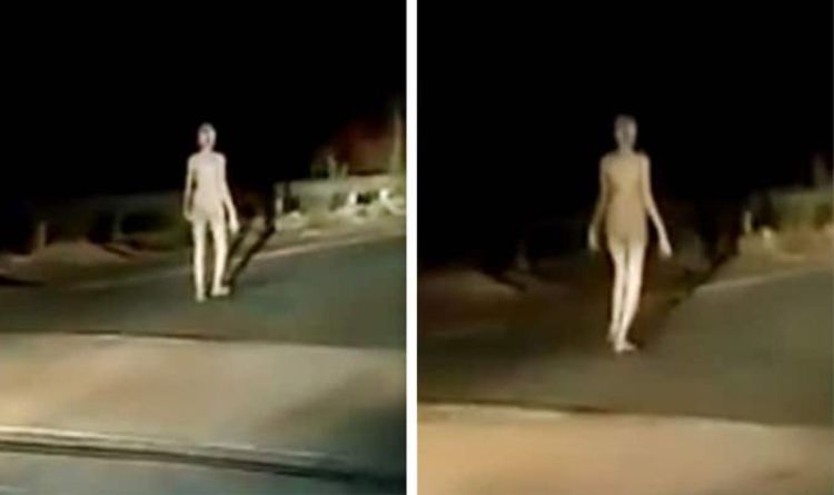 Une vidéo virale d'un "extraterrestre" marchant dans la rue vexe le chasseur d'OVNI "Les extraterrestres se rapprochent"