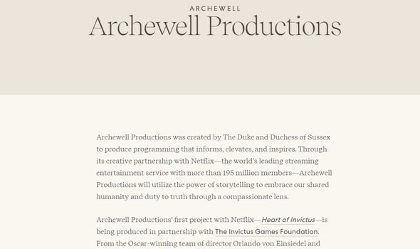 Archewell Productions a un accord avec Netflix