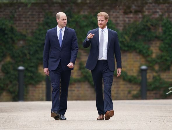 Le prince William et le prince Harry 