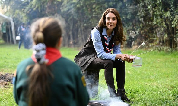 Kate Middleton scouts