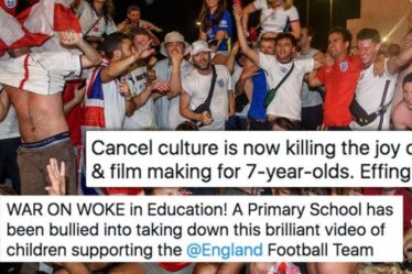 Fury alors qu'un enseignant a été «intimidé» pour supprimer un clip patriotique d'enfants Euro 2020 à cause des craintes de «voyous»