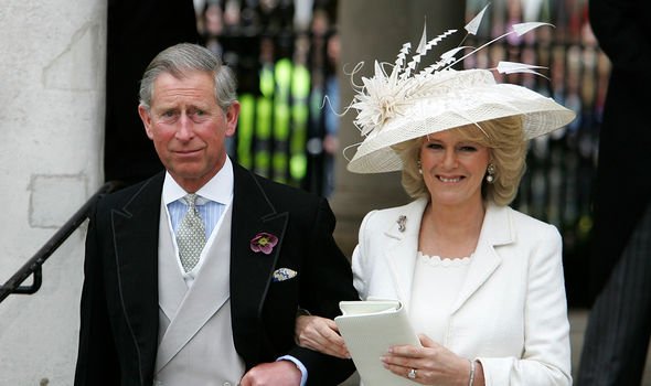 Charles et Camilla le jour de leur mariage en 2005