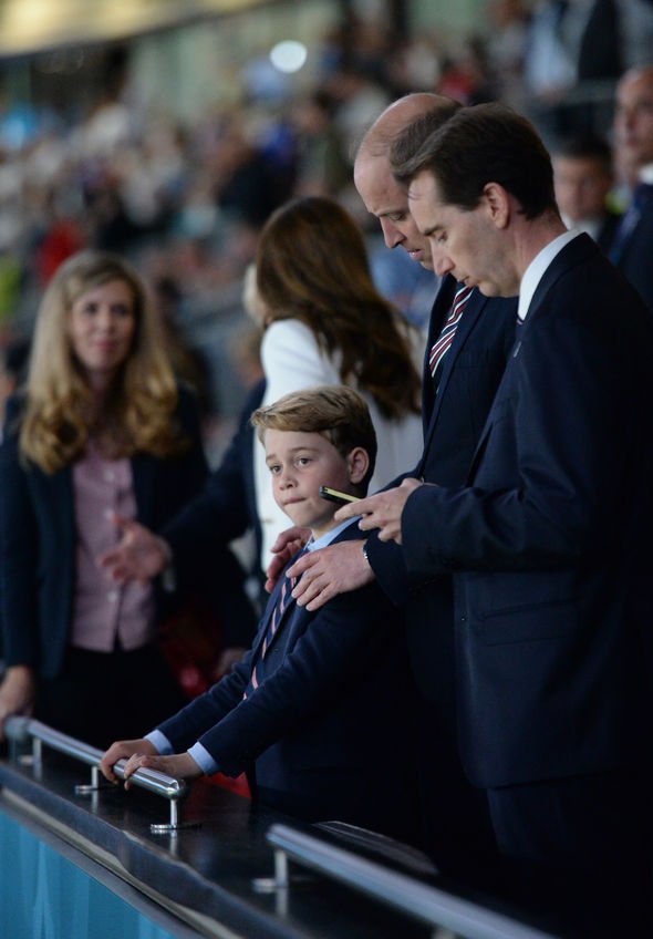kate middleton prince william george euro 2020 final wembley prince harry cycle douleur