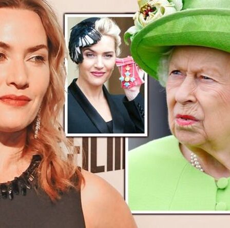 La reine a repoussé la poignée de main de Kate Winslet lorsque l'actrice a reçu le CBE