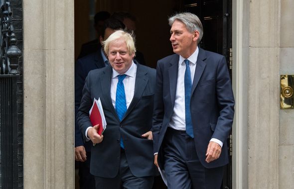 Boris Johnson et Sir Philip Hammond