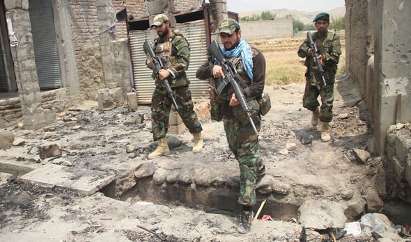 membres des forces de sécurité afghanes