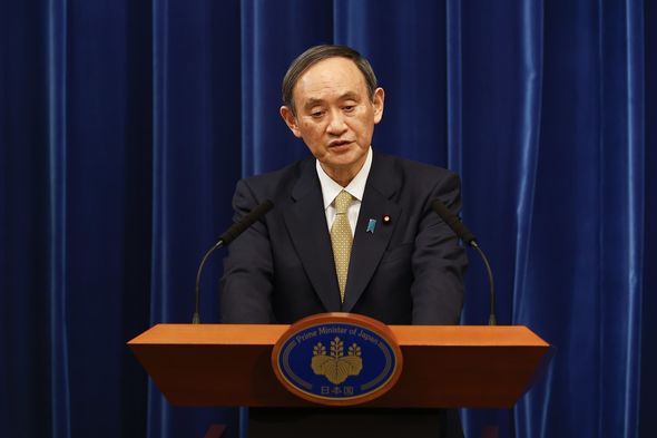 Le Premier ministre japonais Yoshide Suga