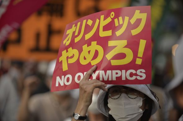 Des manifestations éclatent à propos des Jeux olympiques de Tokyo 2020