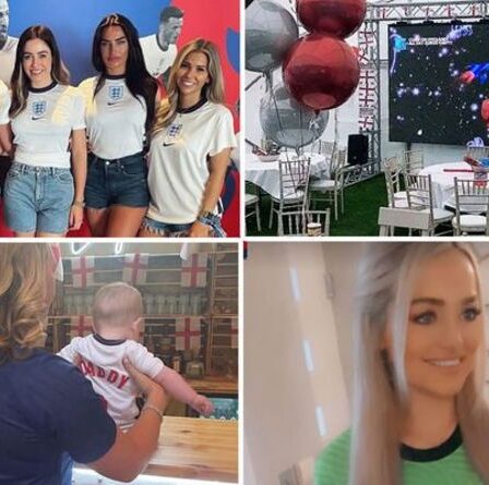 À l'intérieur de l'Angleterre, les préparatifs des WAG pour le match contre l'Ukraine avec le soutien de leurs proches à domicile