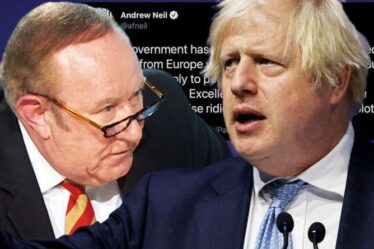 Andrew Neil ne revient pas en Grande-Bretagne alors qu'il explose Boris 'Perdu l'intrigue !