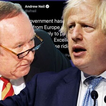 Andrew Neil ne revient pas en Grande-Bretagne alors qu'il explose Boris 'Perdu l'intrigue !