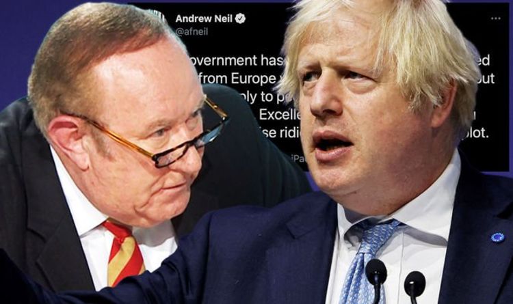 Andrew Neil ne revient pas en Grande-Bretagne alors qu'il explose Boris 'Perdu l'intrigue !