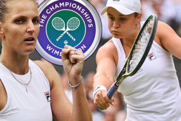 Ashleigh Barty vs Karolina Pliskova EN DIRECT: les dernières mises à jour de Wimbledon alors que Barty envisage le 2e Chelem