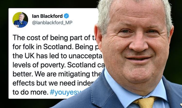 Blackford déchiré pour avoir utilisé les données britanniques sur la pauvreté pour lancer un appel à l'indépendance : « Air chaud ! »